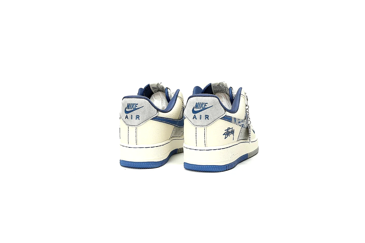 GogoBuy agent brief photos for Nike White Blue Low Court thumbnail 3