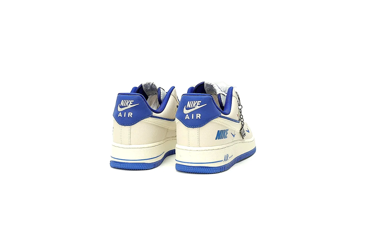 GogoBuy agent brief photos for Nike White Blue Low Court Sneaker thumbnail 3