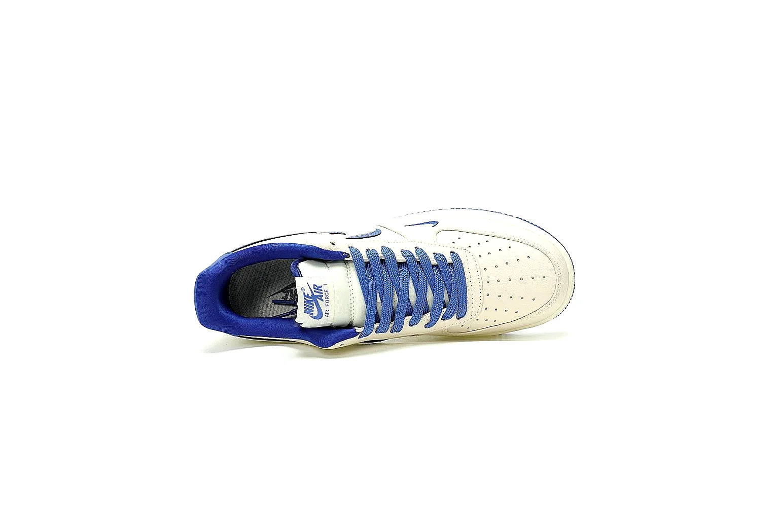 GogoBuy agent brief photos for Nike White Blue Low Court Sneaker thumbnail 5