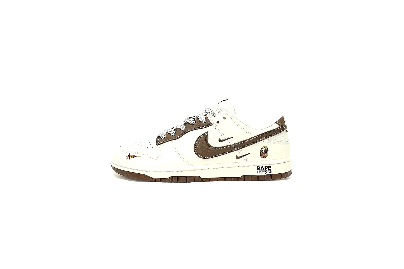 GogoBuy agent brief photos for Nike White Brown Low Court thumbnail 2