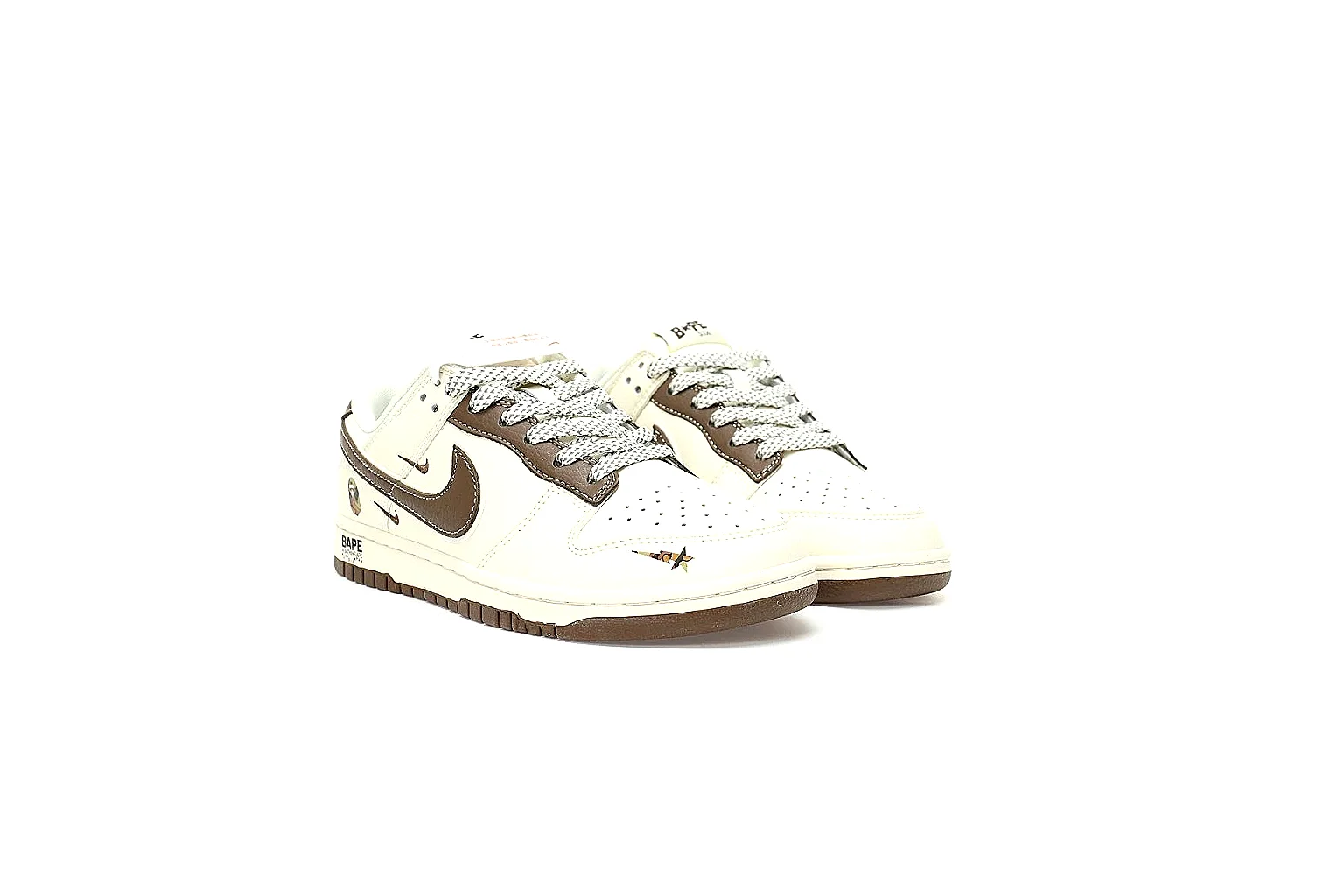 GogoBuy agent brief photos for Nike White Brown Low Court thumbnail 3