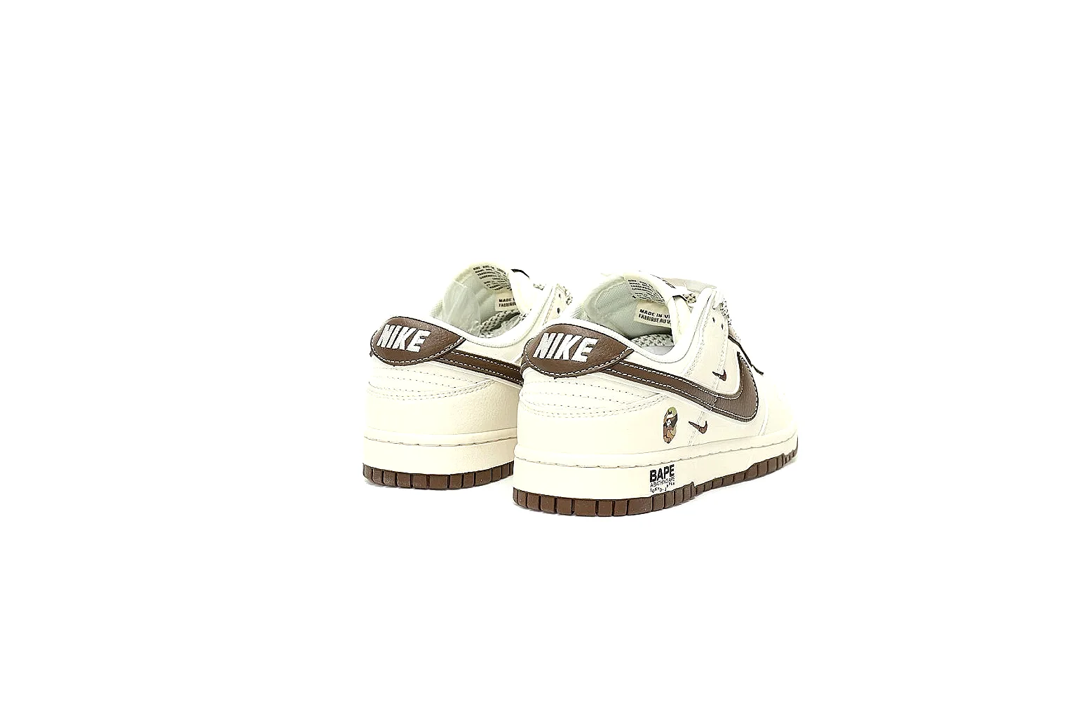 GogoBuy agent brief photos for Nike White Brown Low Court