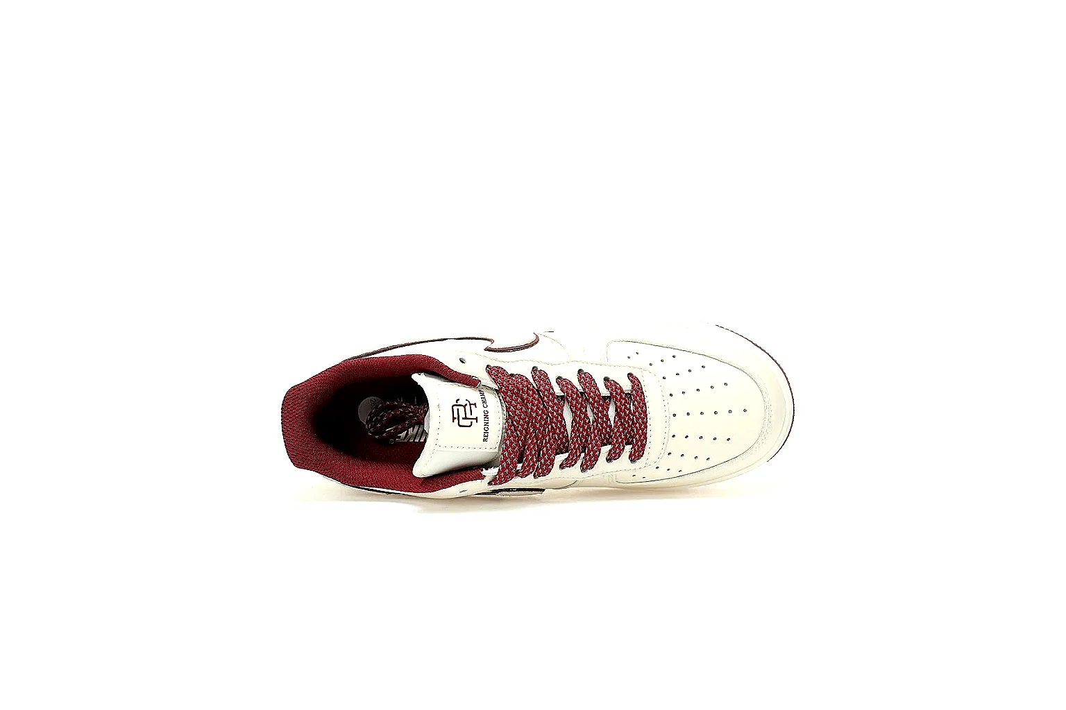 GogoBuy agent brief photos for Nike White Burgundy Low Court thumbnail 5