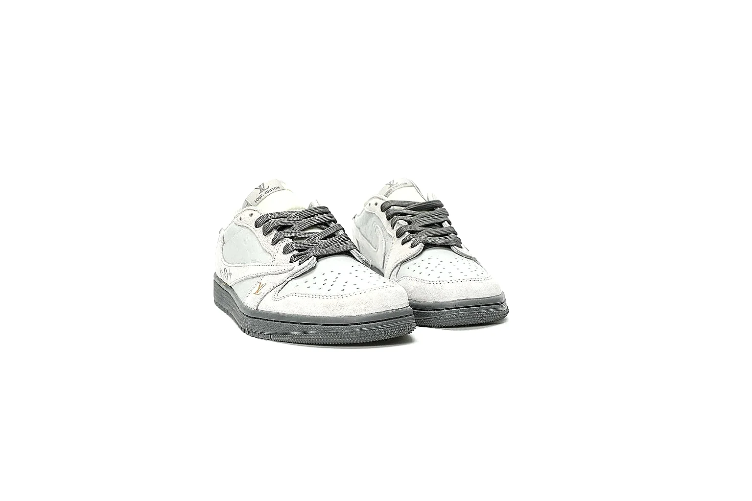 GogoBuy agent brief photos for Nike White Gray Low Court thumbnail 2