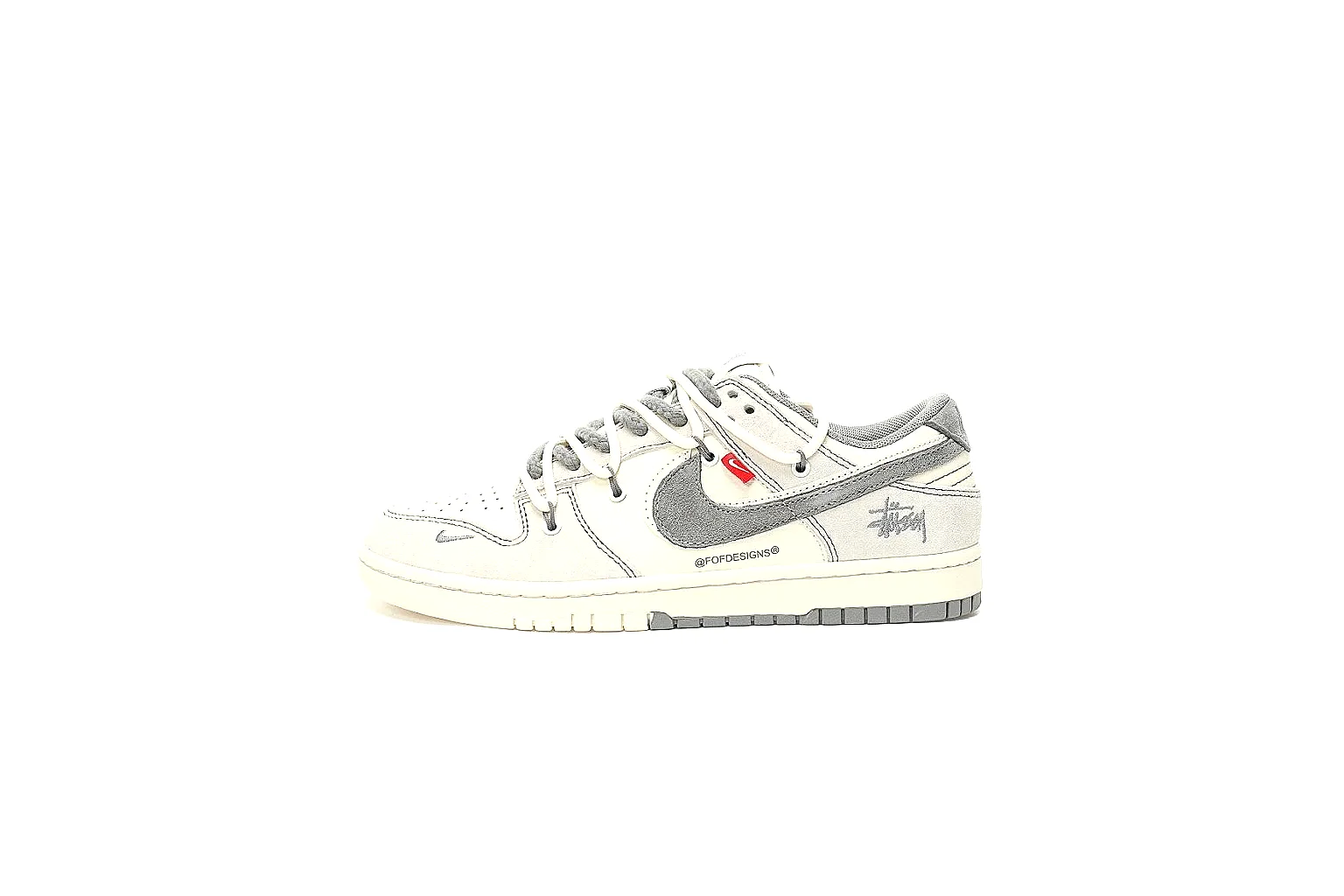 GogoBuy agent brief photos for Nike White Gray Low Court thumbnail 2