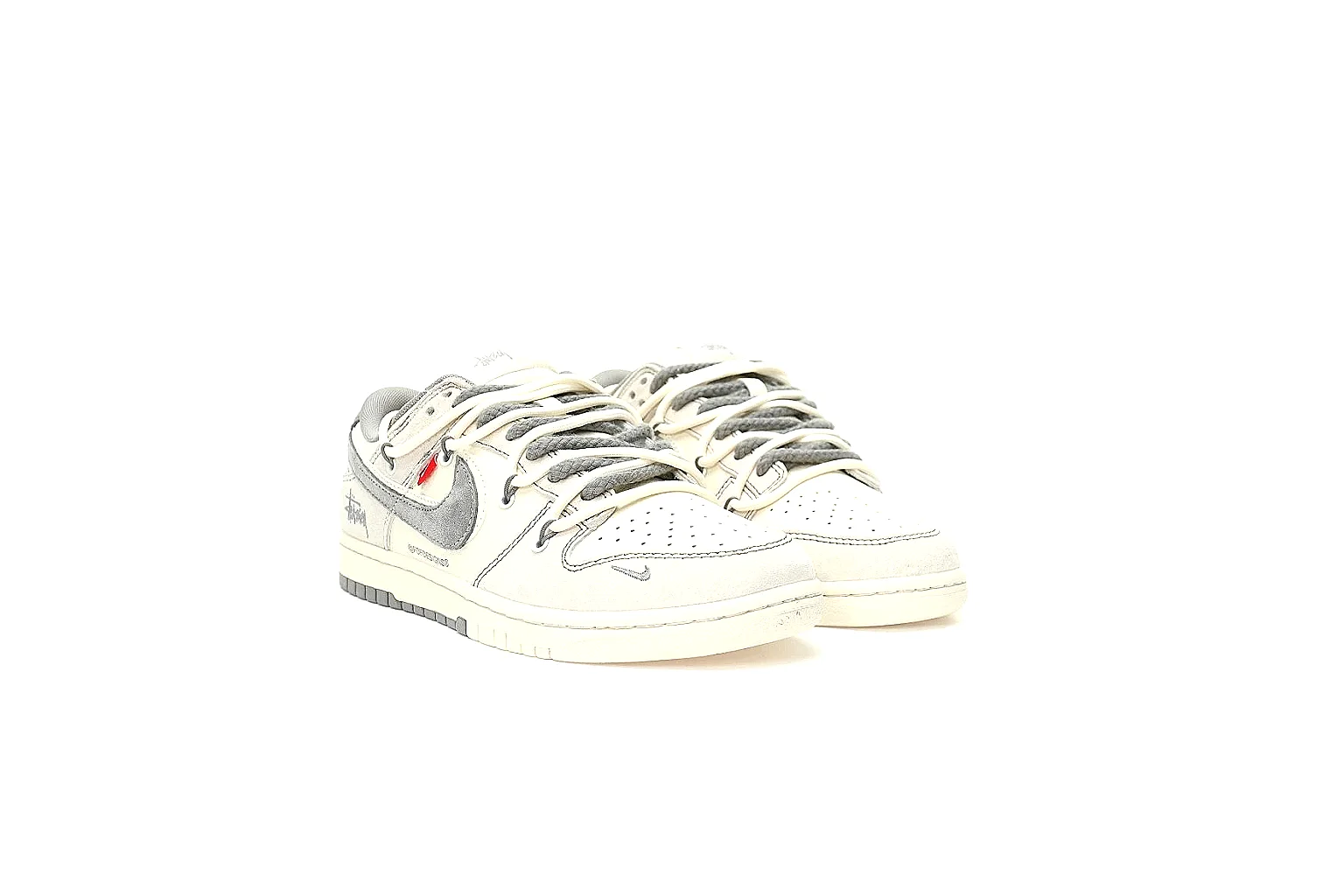 GogoBuy agent brief photos for Nike White Gray Low Court thumbnail 3