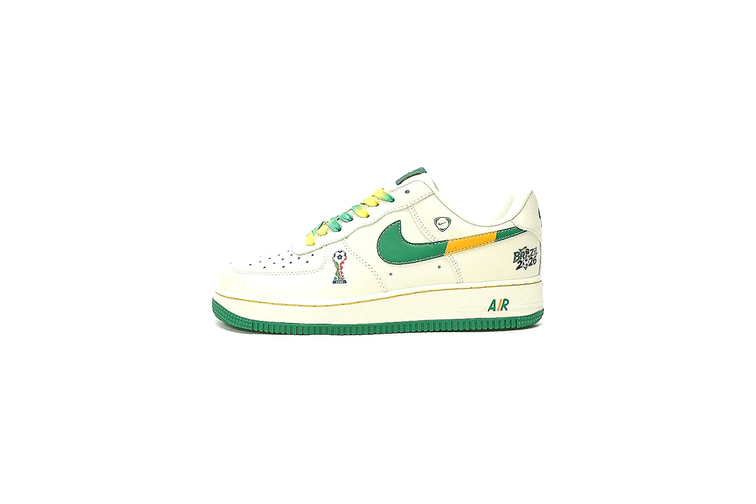 GogoBuy agent brief photos for Nike White Green Yellow Low Court Sneaker