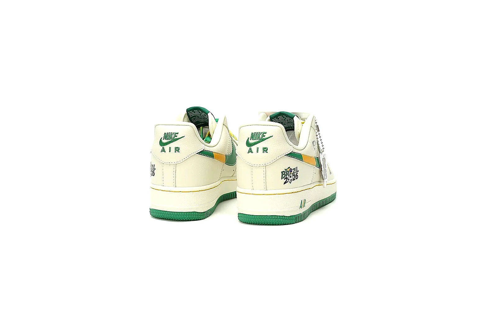 GogoBuy agent brief photos for Nike White Green Yellow Low Court Sneaker thumbnail 3
