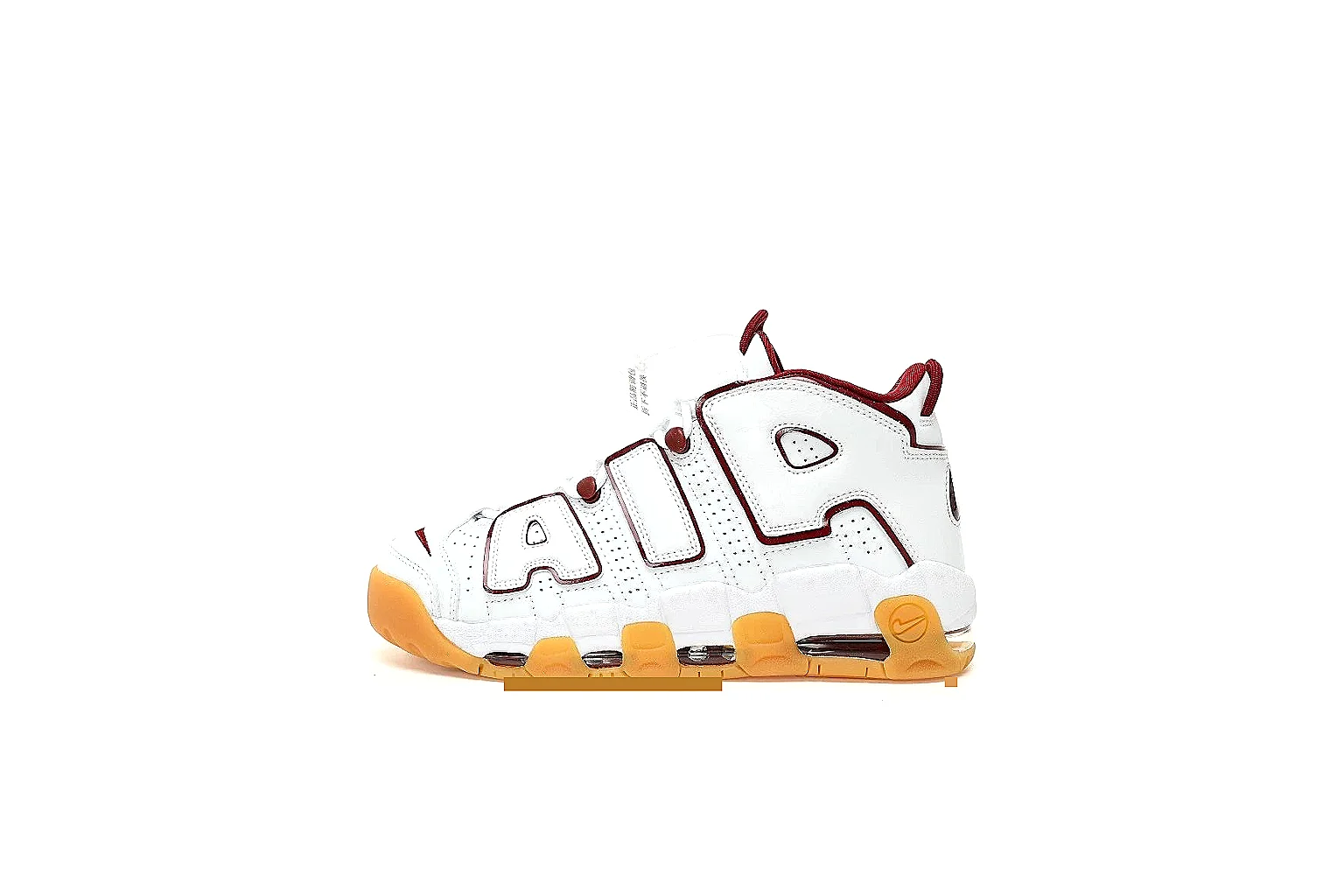 GogoBuy agent brief photos for Nike White Gum Uptempo Sneaker