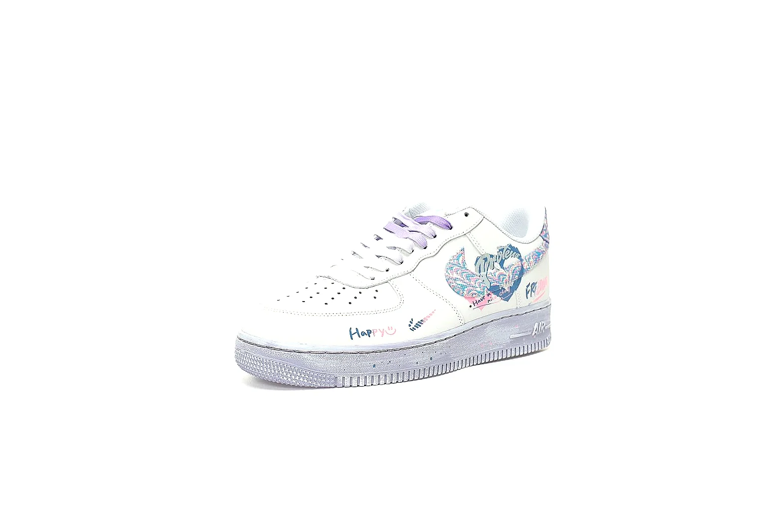 GogoBuy agent brief photos for Nike White Lavender Low Court Sneaker thumbnail 4