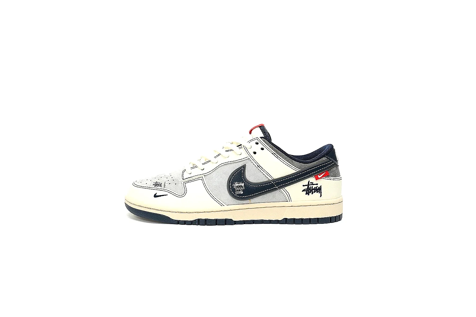 GogoBuy agent brief photos for Nike White Navy Red Low Court