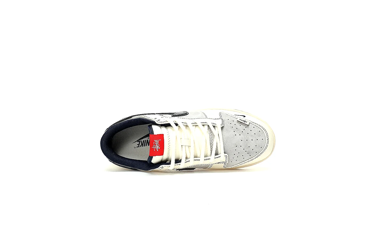 GogoBuy agent brief photos for Nike White Navy Red Low Court thumbnail 6