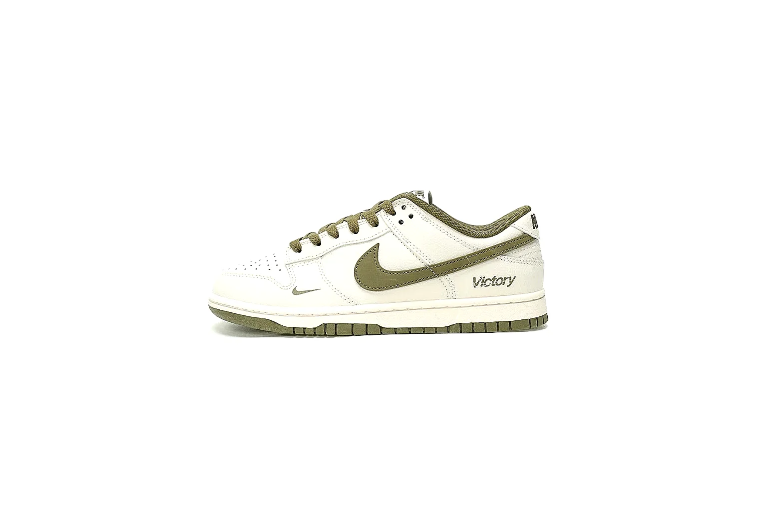 GogoBuy agent brief photos for Nike White Olive Low Court Sneaker