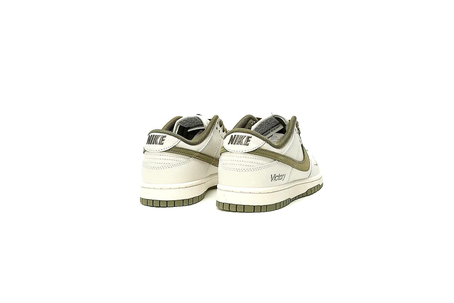 GogoBuy agent brief photos for Nike White Olive Low Court Sneaker thumbnail 3