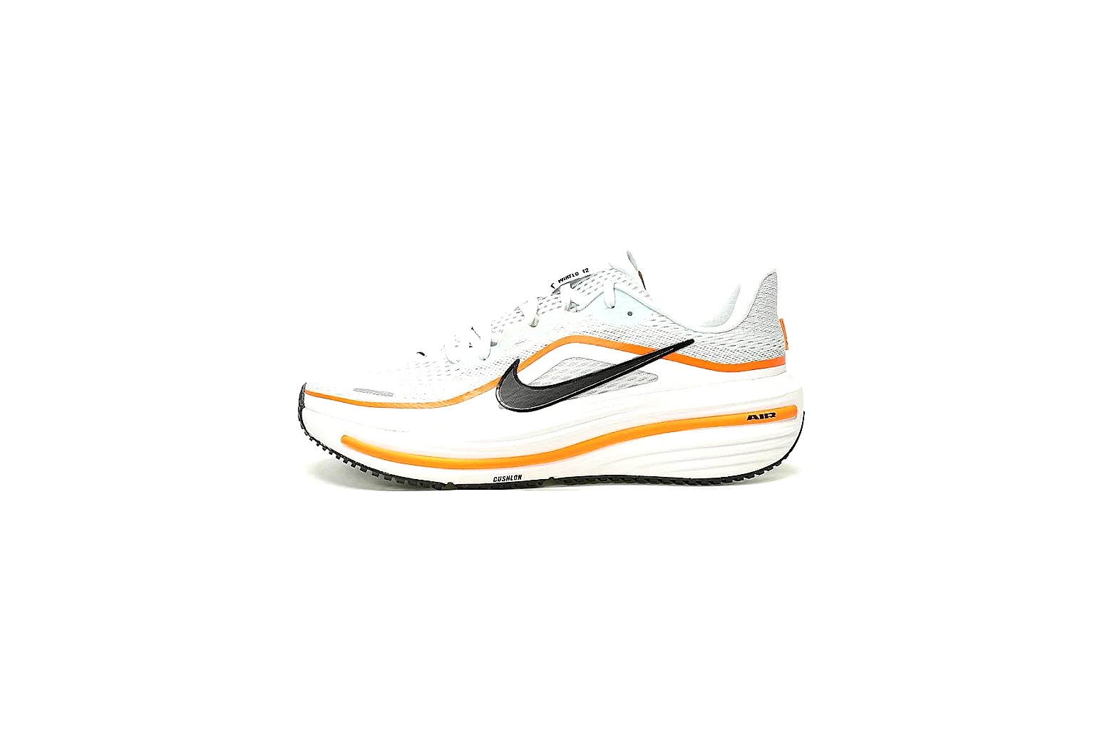 GogoBuy agent brief photos for Nike White Orange Retro Runner Sneaker