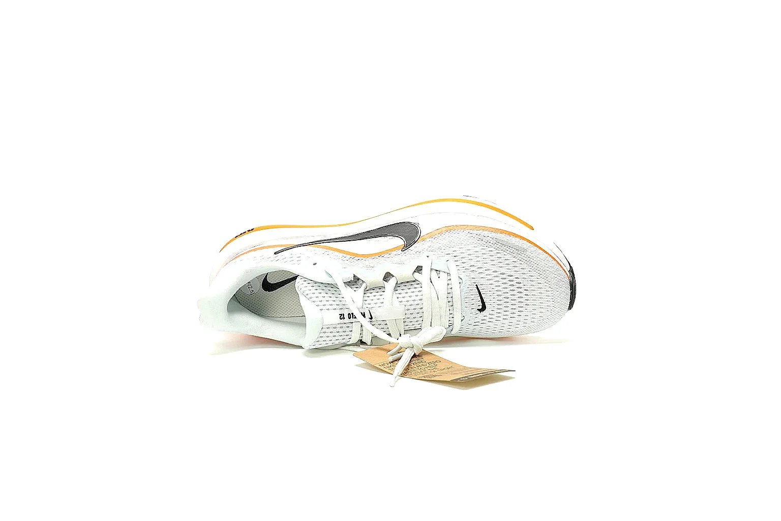 GogoBuy agent brief photos for Nike White Orange Retro Runner Sneaker thumbnail 5