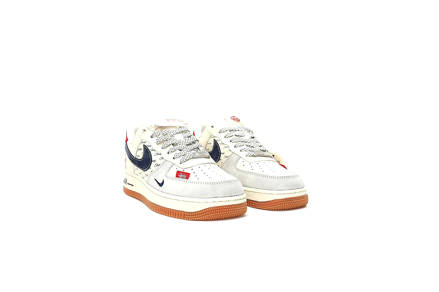 GogoBuy agent brief photos for Nike White Red Gum Low Court thumbnail 3