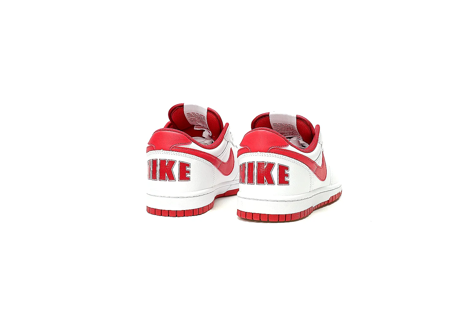GogoBuy agent brief photos for Nike White Red High-Top Court Sneaker thumbnail 3
