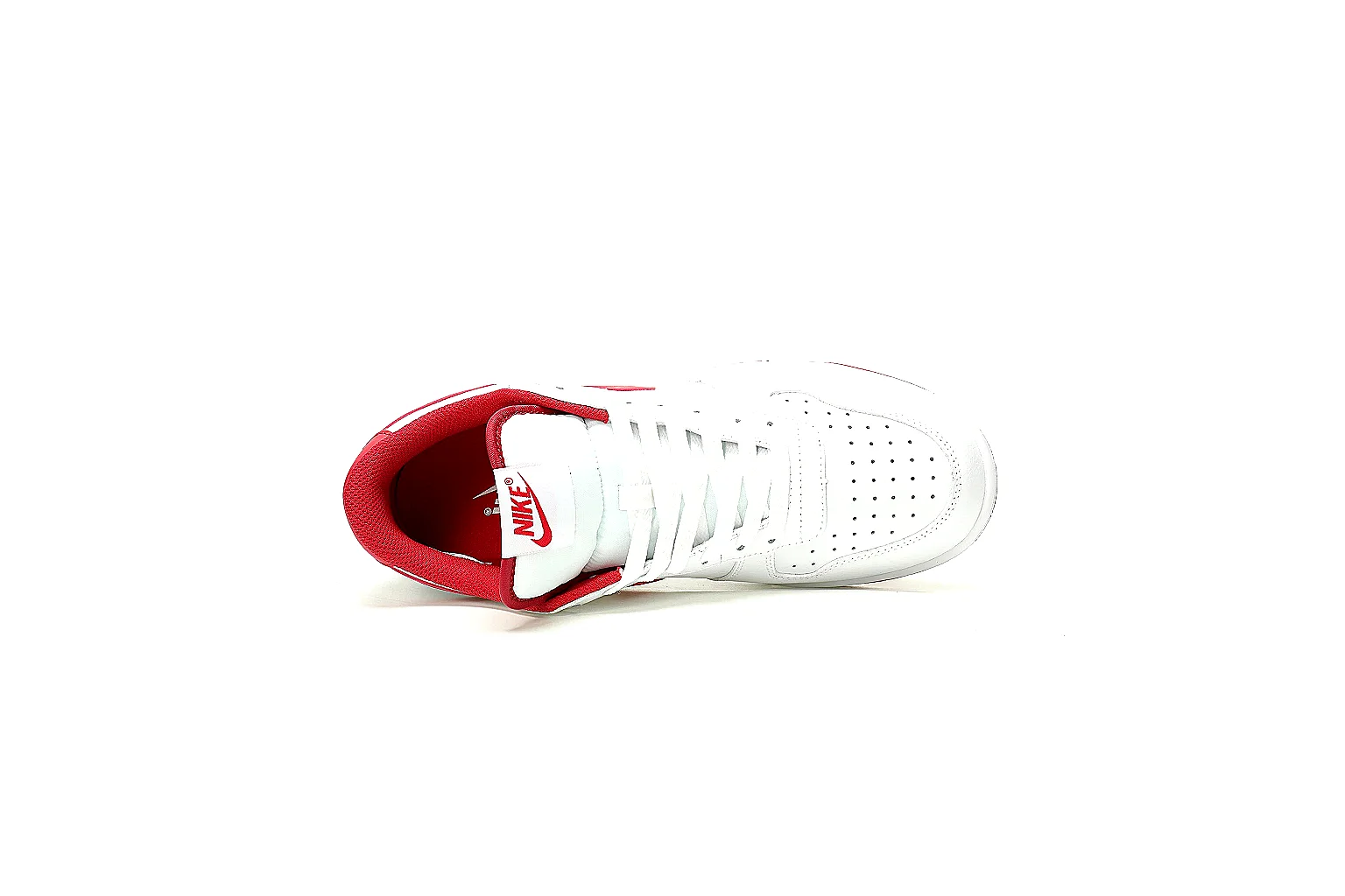 GogoBuy agent brief photos for Nike White Red High-Top Court Sneaker thumbnail 5