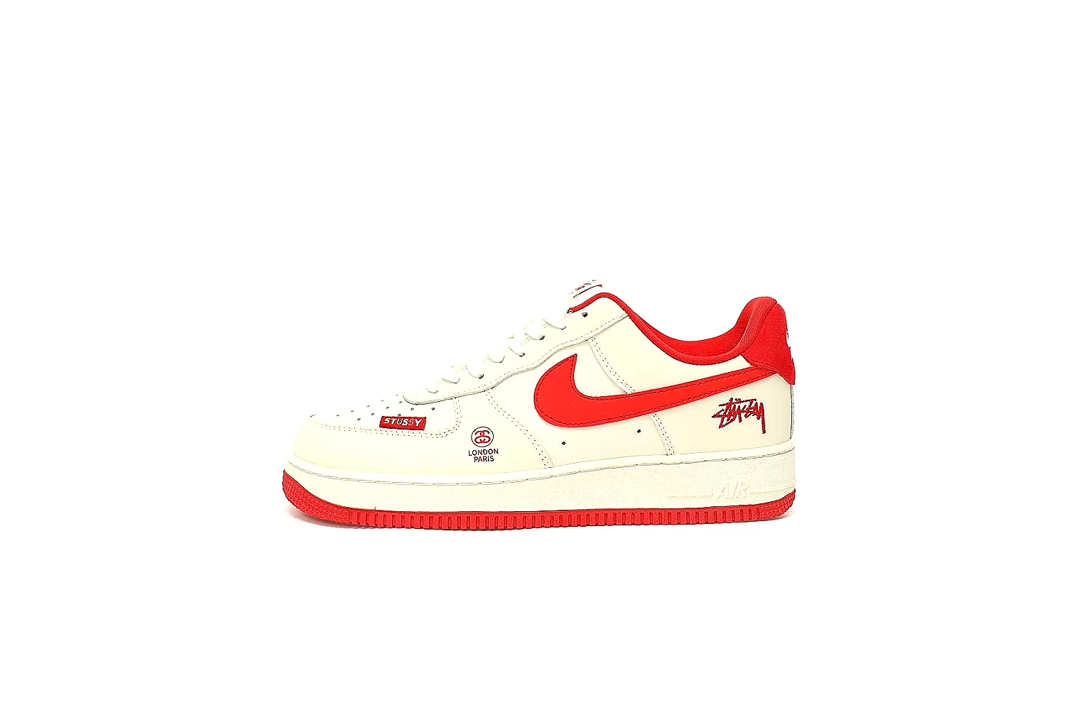GogoBuy agent brief photos for Nike White Red Low Court Sneaker