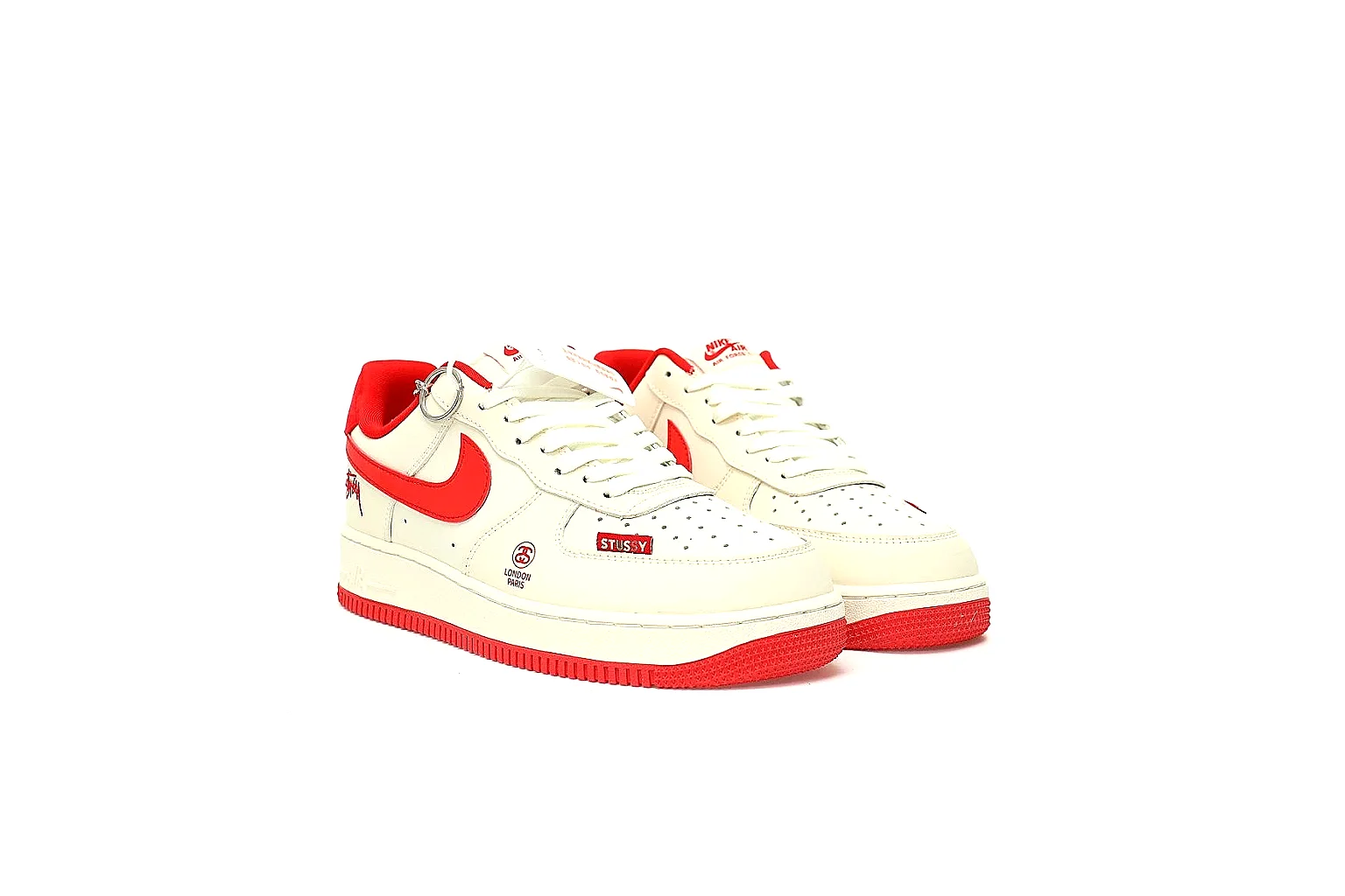 GogoBuy agent brief photos for Nike White Red Low Court Sneaker thumbnail 3