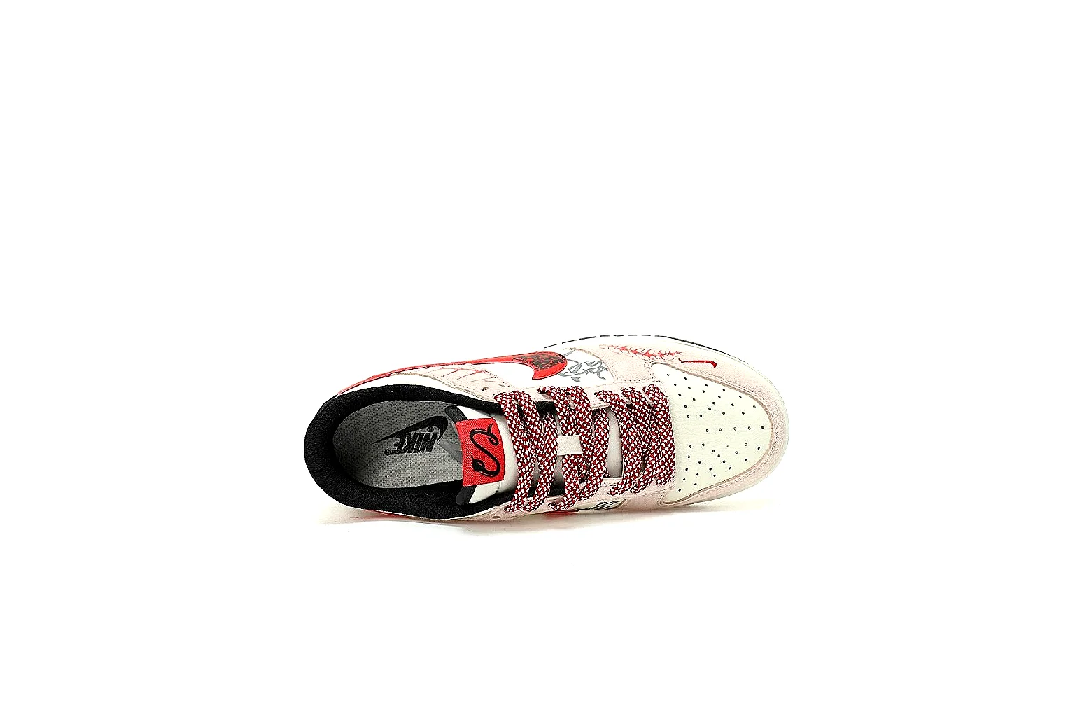 GogoBuy agent brief photos for Nike White Red Low Court thumbnail 6