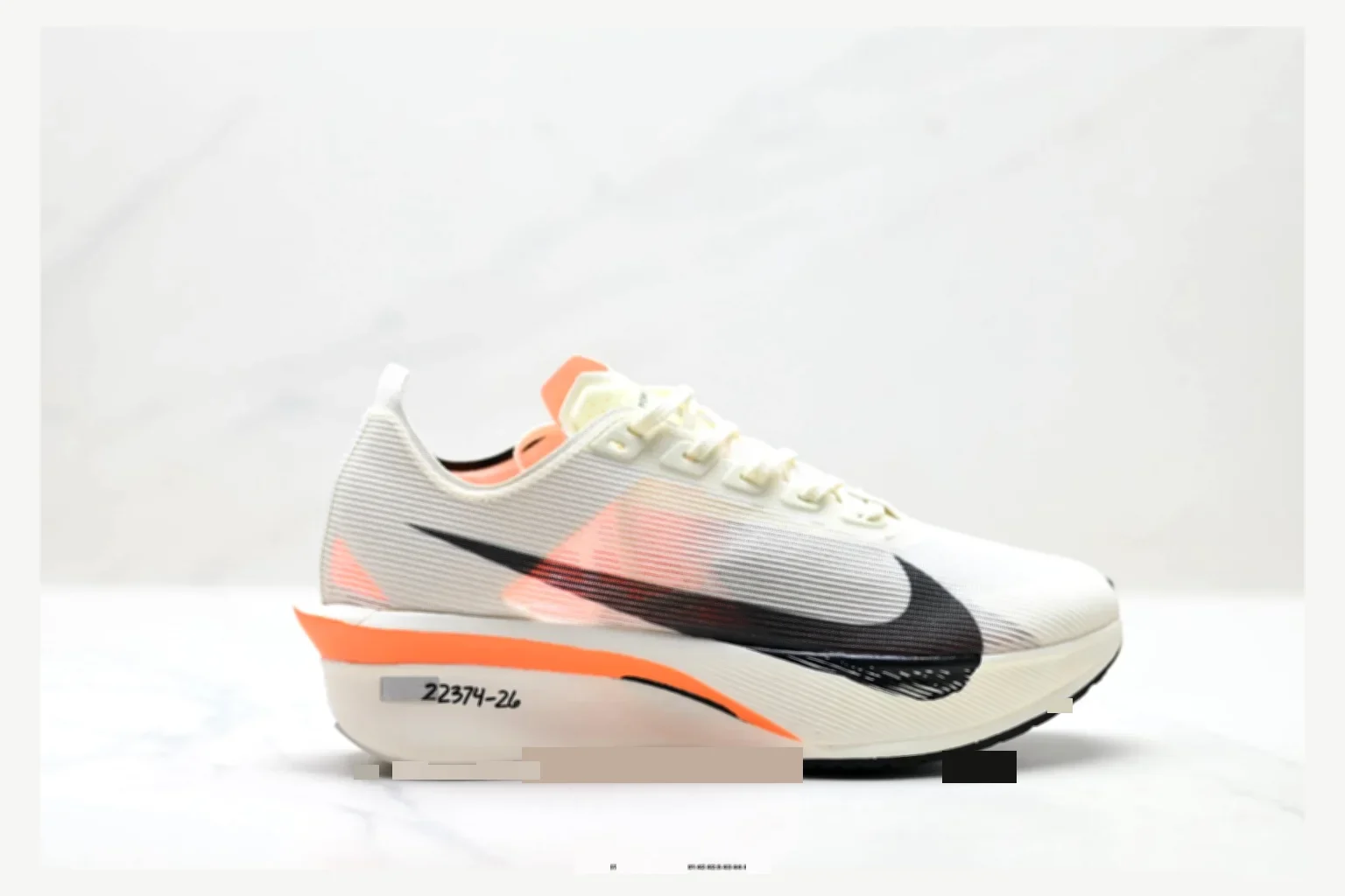 Nike ZoomX Vapor White Black Runner shopping brief image SKU 1182167424