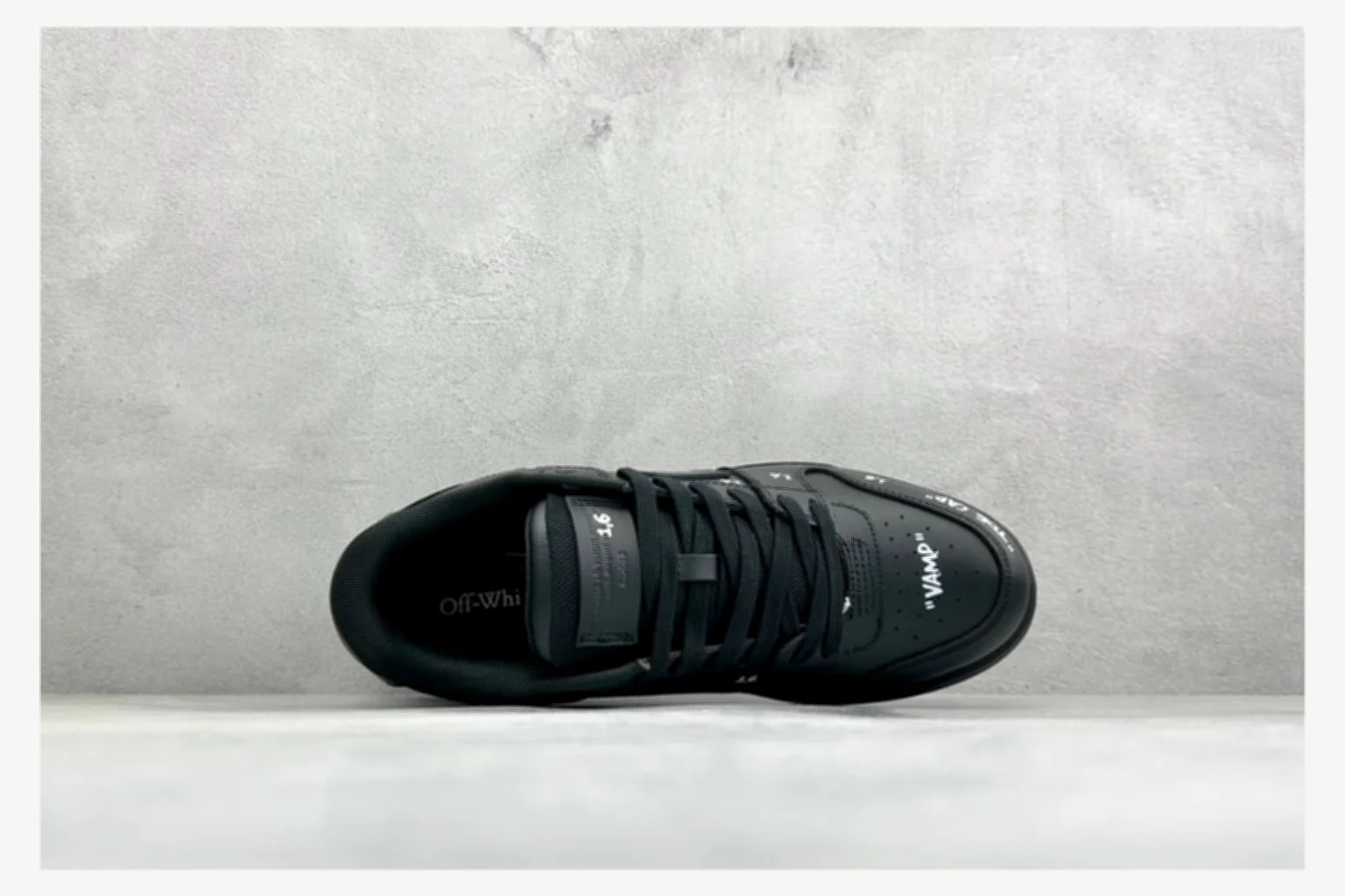 Off-White Black Text Low Top shopping brief image SKU 1182167422 thumbnail 5