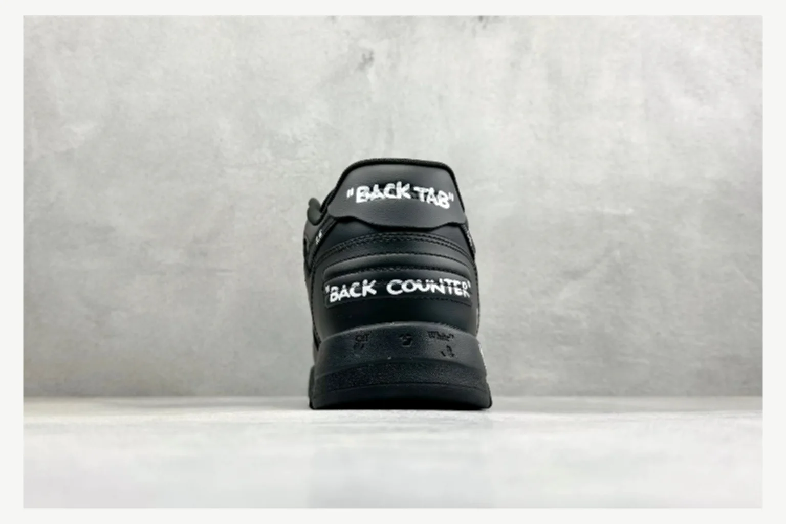 Off-White Black Text Low Top shopping brief image SKU 1182167422 thumbnail 3