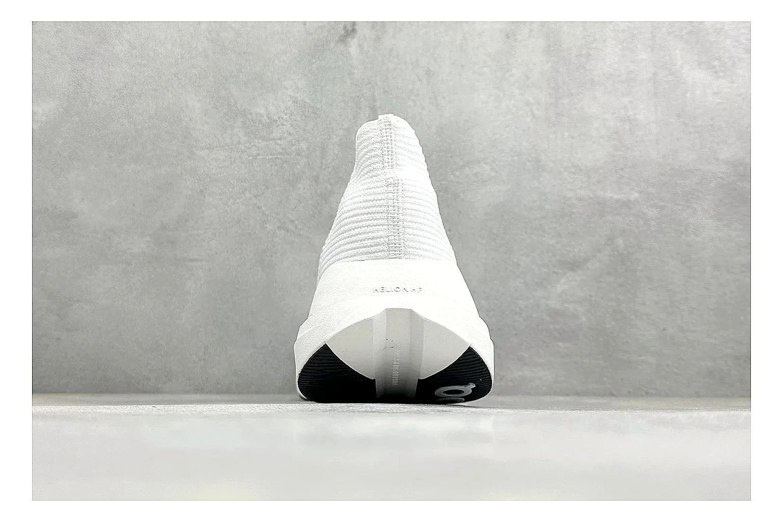 On Cloudboom White Blue shopping brief photo showing white performance mesh, blue gradient accents, slim racing profile, and segmented CloudTec sole thumbnail 6