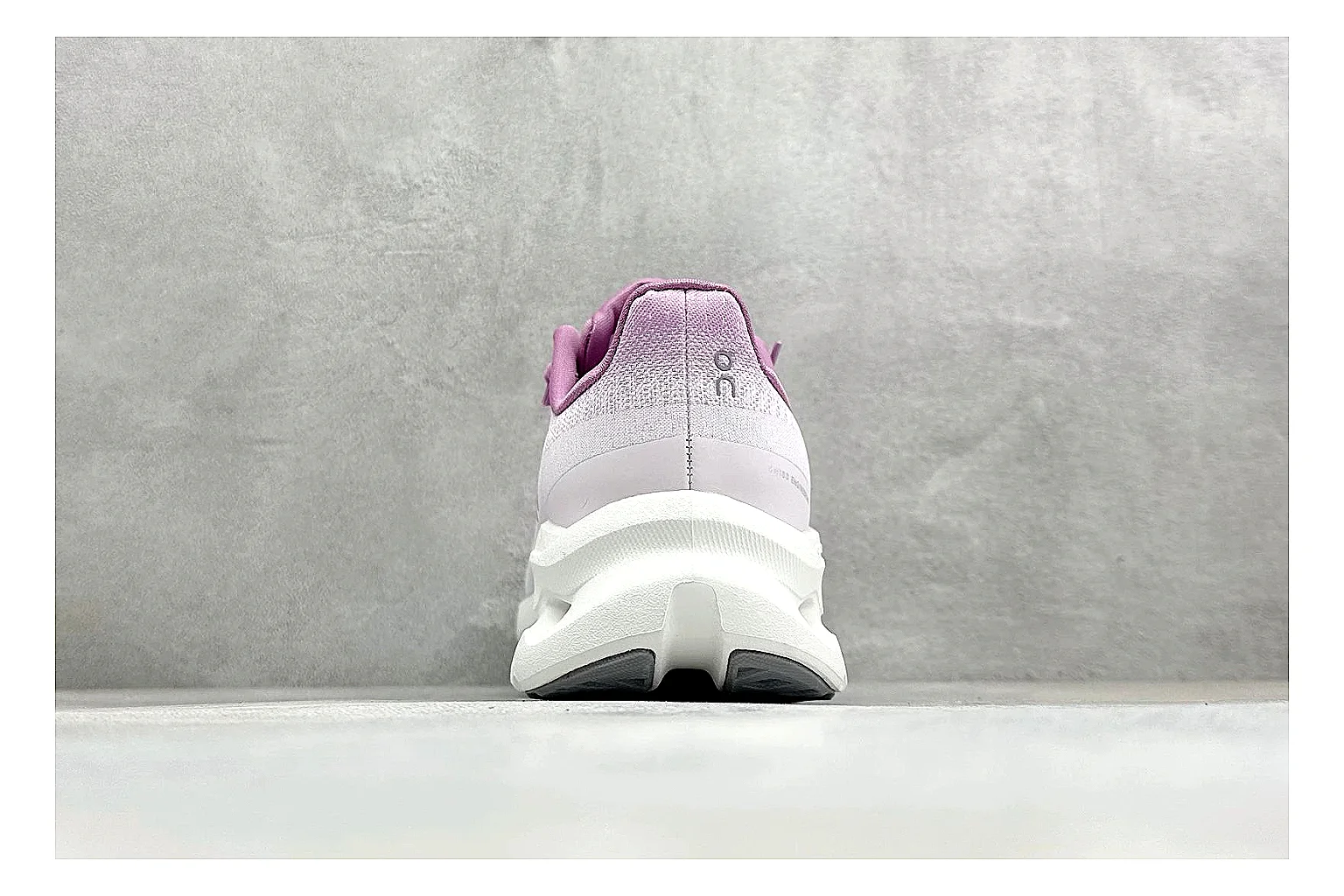 On Cloudtilt Pink shopping brief photo showing pink knit-style upper, smooth CloudTec sole, tonal laces, and rounded lifestyle runner shape thumbnail 6