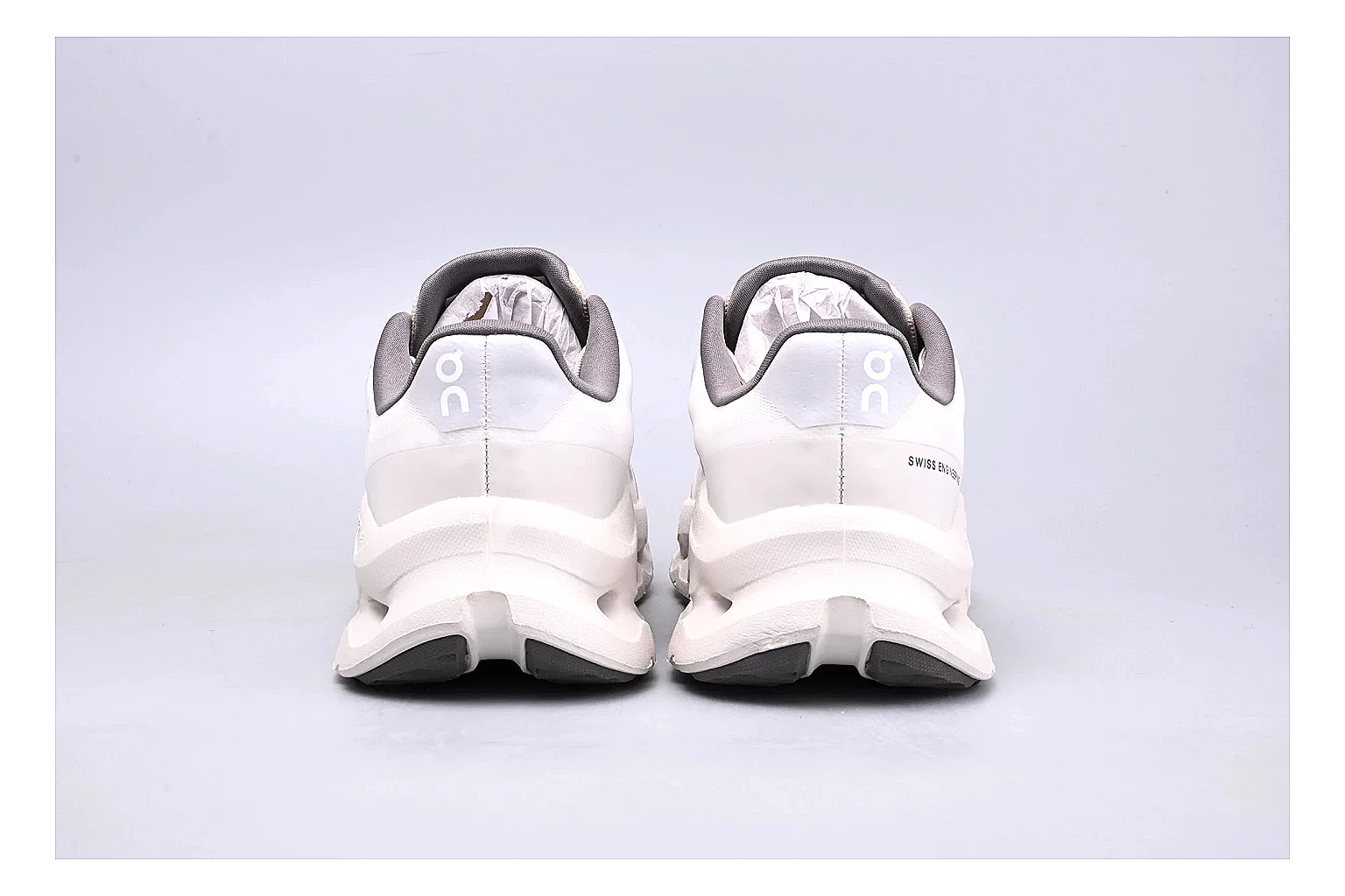 On Cloudtilt White Grey Sneaker shopping brief image showing white grey cloudtilt lifestyle trainer with mixed upper and trainer shape thumbnail 6