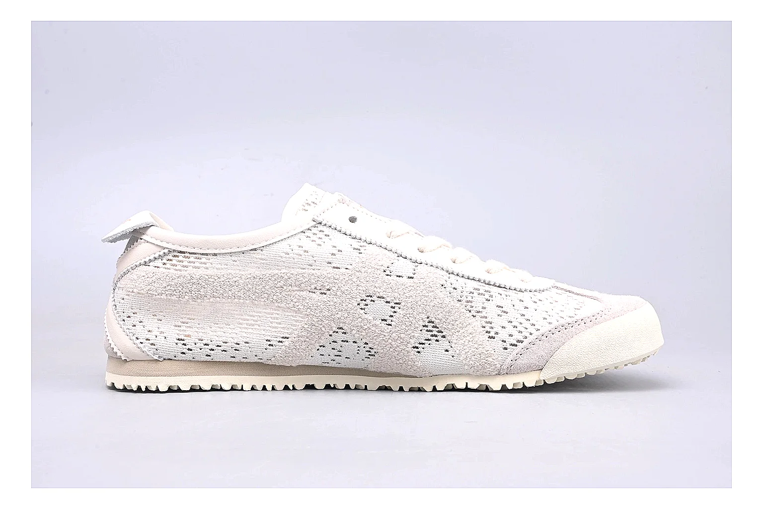 Onitsuka Tiger Mexico 66 Cream shopping brief image showing cream mexico 66 low-top with mixed upper and low top shape thumbnail 4