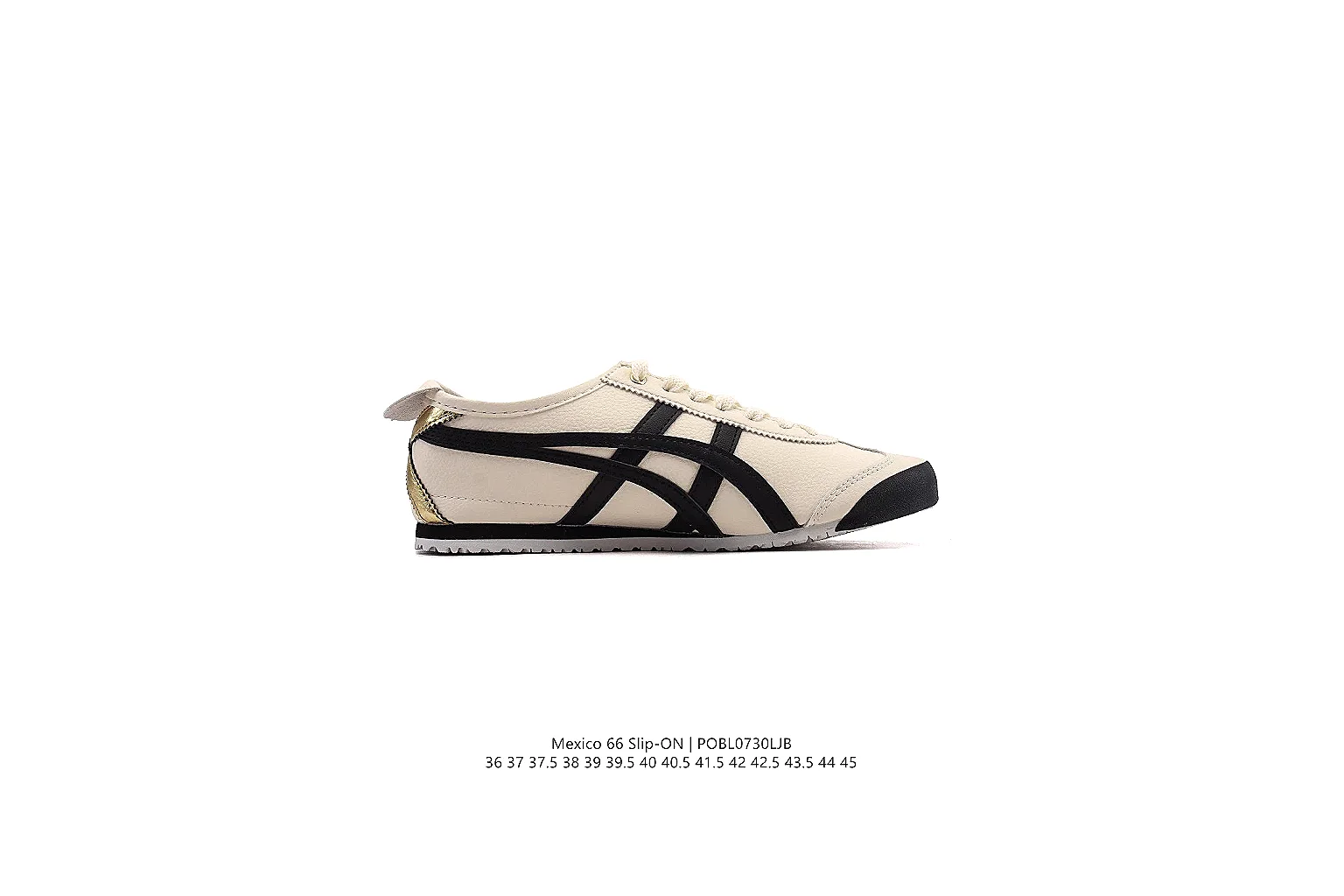 gogobuy.cloud Onitsuka Tiger Cream Black Mexico 66 1200 Cream Black low-top product image thumbnail 5