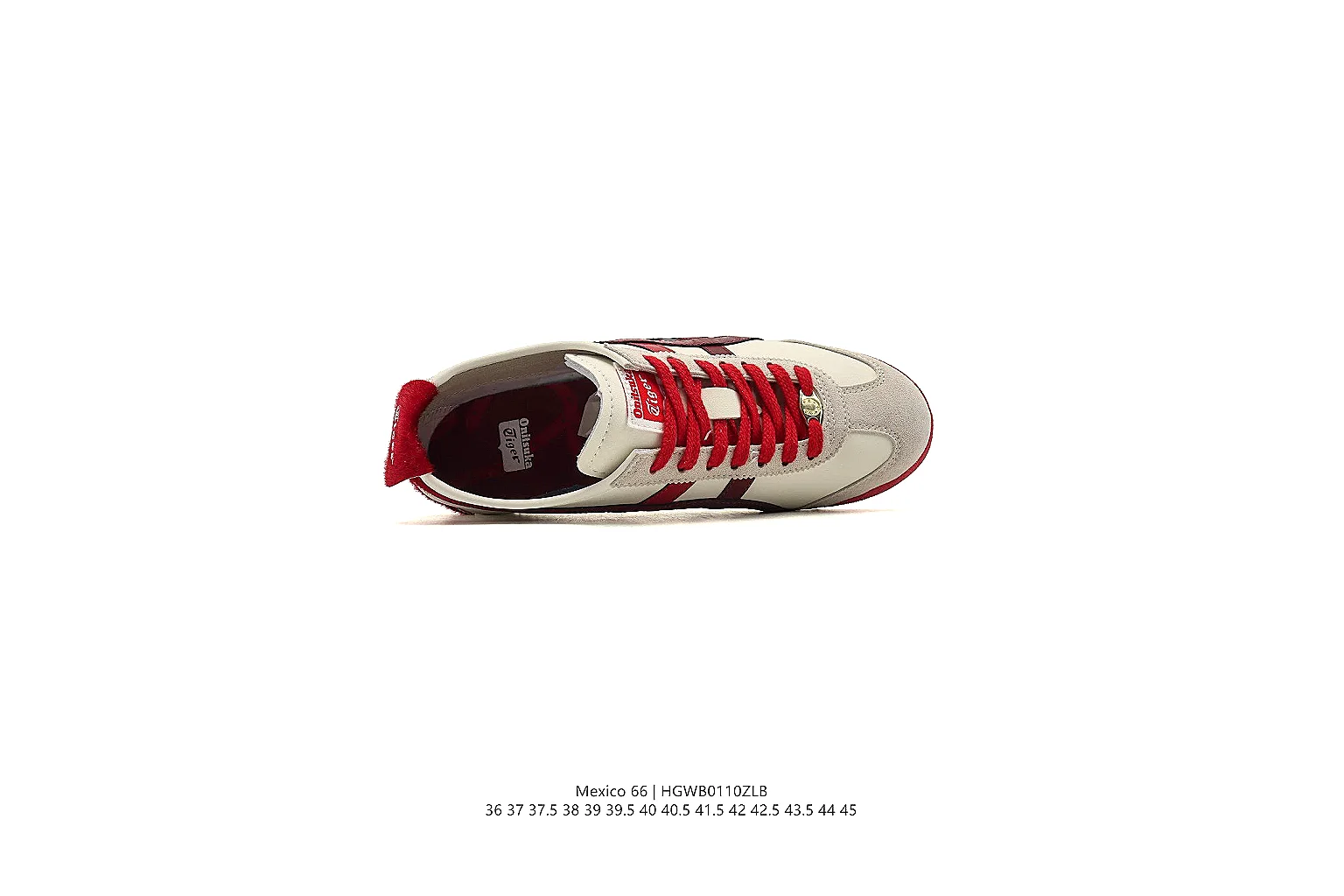gogobuy.cloud Onitsuka Tiger White Red Mexico 66 0952 White Red low-top product image thumbnail 6