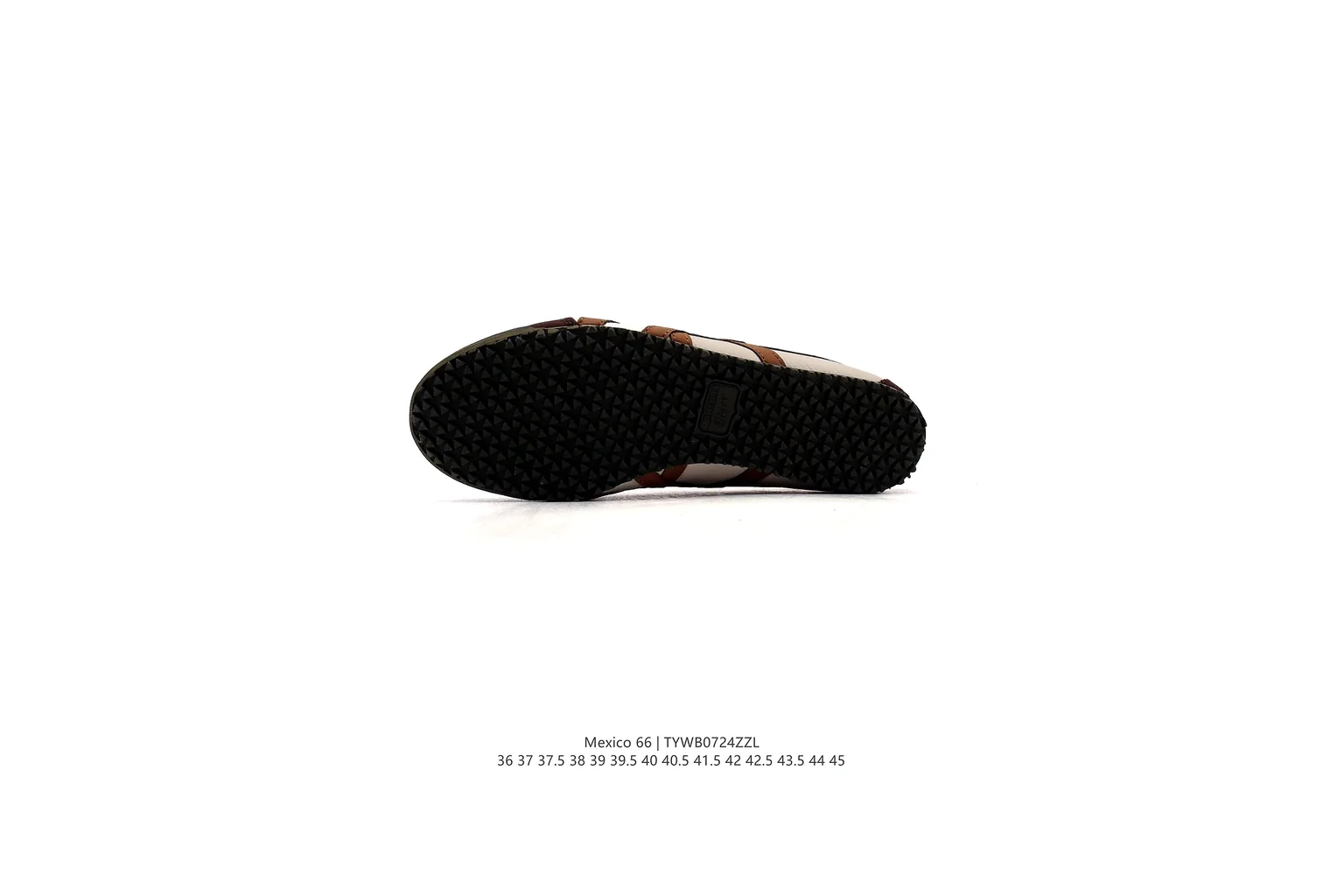 Onitsuka Tiger Mexico 66 Brown Cream slim retro low top six photo view thumbnail 2
