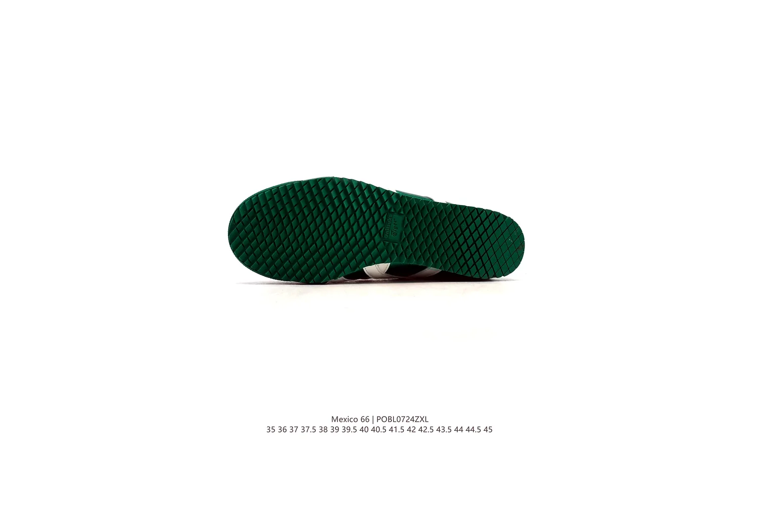 Onitsuka Tiger Mexico 66 Green White slim retro low top six photo view thumbnail 2