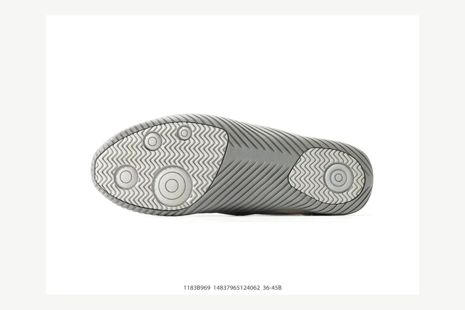 Onitsuka Tiger Grey White Sneaker shopping brief image showing white grey retro stripe low-top with mixed-material upper and low-profile shape thumbnail 6