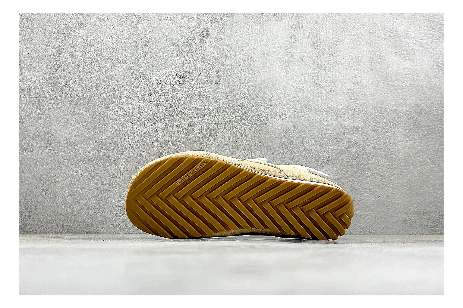 Onitsuka Tiger Mexico 66 Beige Mary Jane shopping brief photo showing beige low sneaker body, slim Mary Jane strap, Onitsuka side stripes, and flat retro sole thumbnail 2