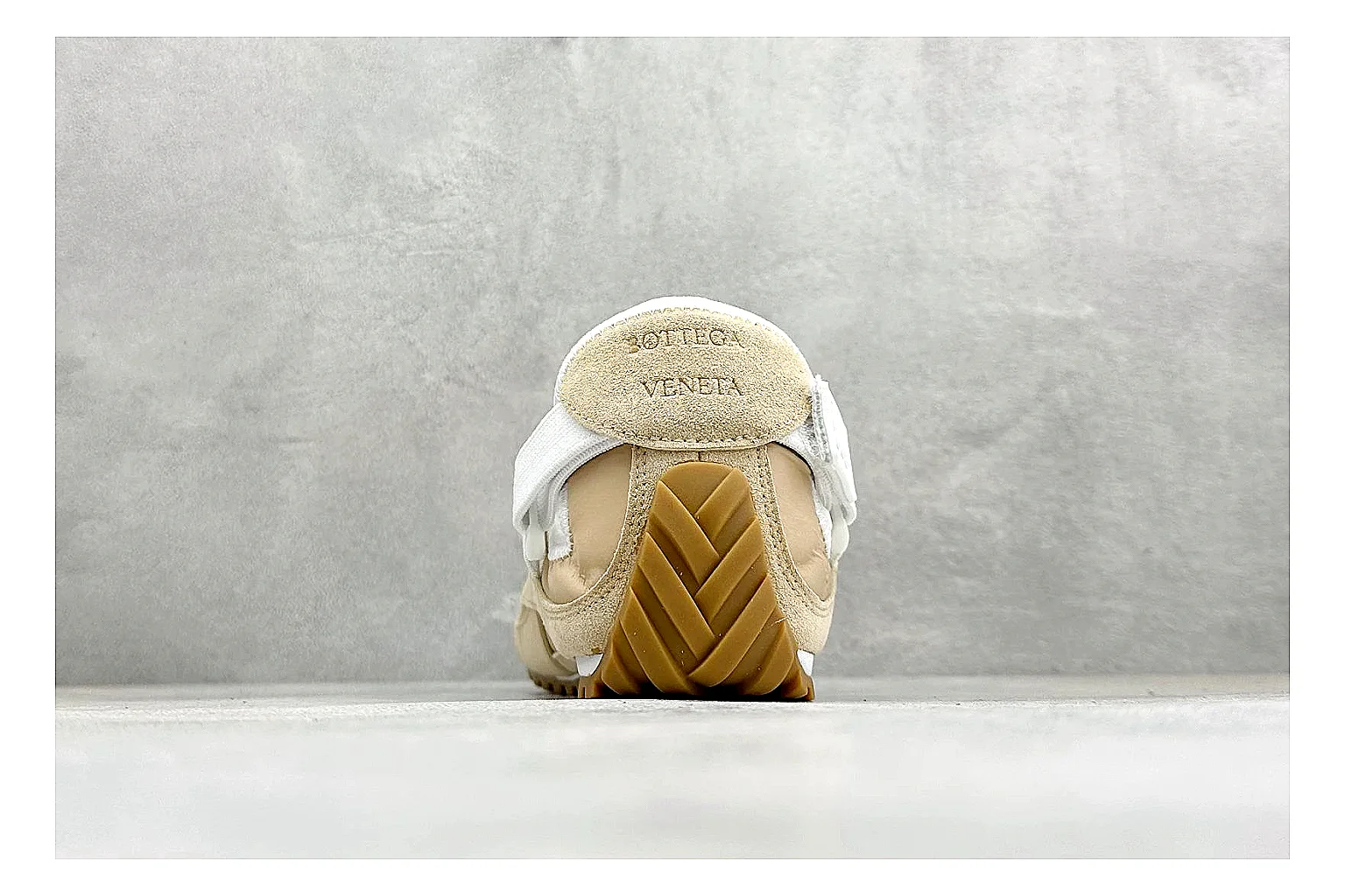 Onitsuka Tiger Mexico 66 Beige Mary Jane shopping brief photo showing beige low sneaker body, slim Mary Jane strap, Onitsuka side stripes, and flat retro sole thumbnail 6