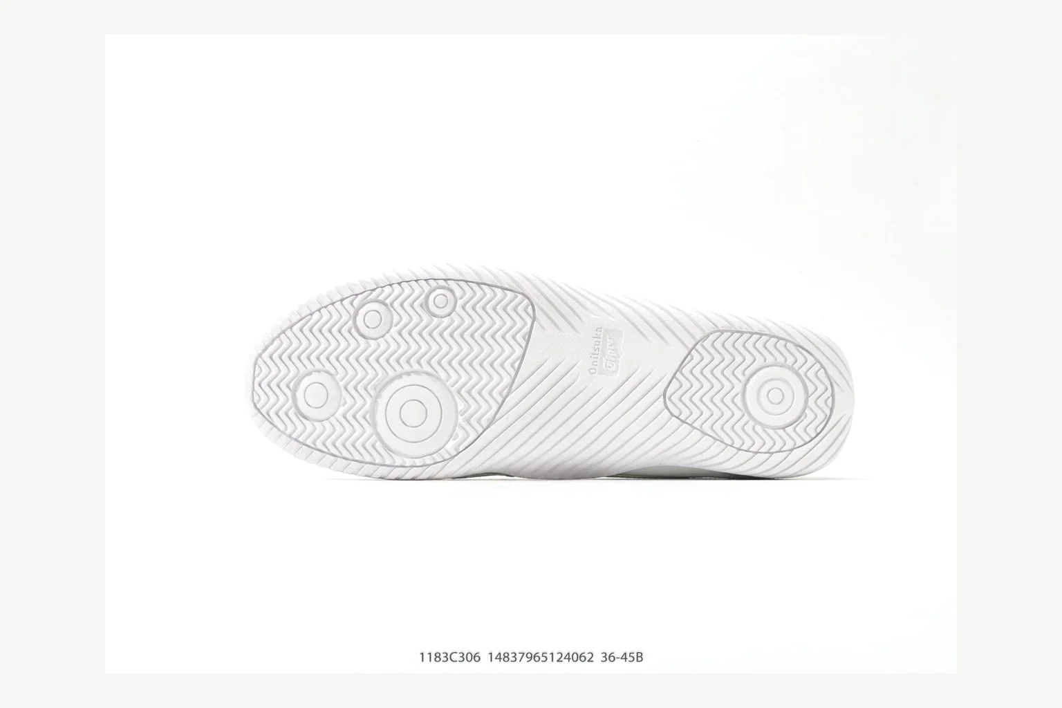 Onitsuka Tiger White Cream Sneaker shopping brief image showing white cream retro stripe low-top with mixed-material upper and low-profile shape thumbnail 6
