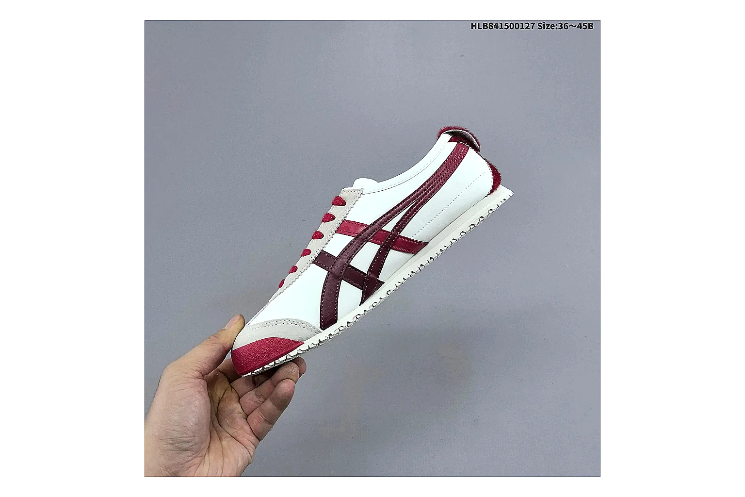 Casual Low-Top Sneaker 0950 shopping brief image showing casual low-top sneaker with clean paneling, textured upper and six-view gallery for daily streetwear styling plus side-profile shape, upper panel lines, and outsole detail thumbnail 4