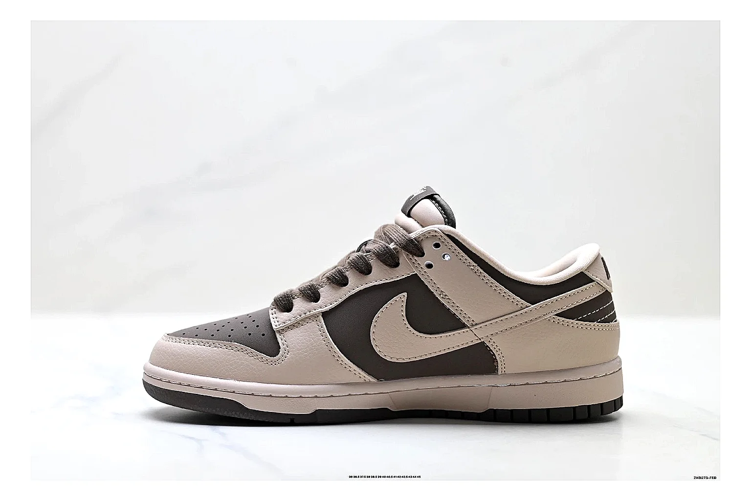 Casual Low-Top Sneaker 5196 shopping brief image showing red casual low-top with mixed-material upper and low-profile shape thumbnail 4