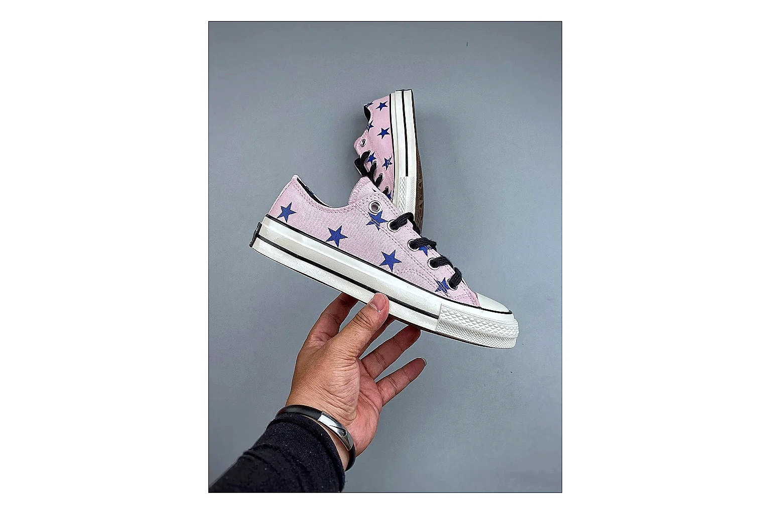Casual Low-Top Sneaker 5258 shopping brief image showing red casual low-top with mixed-material upper and low-profile shape thumbnail 6