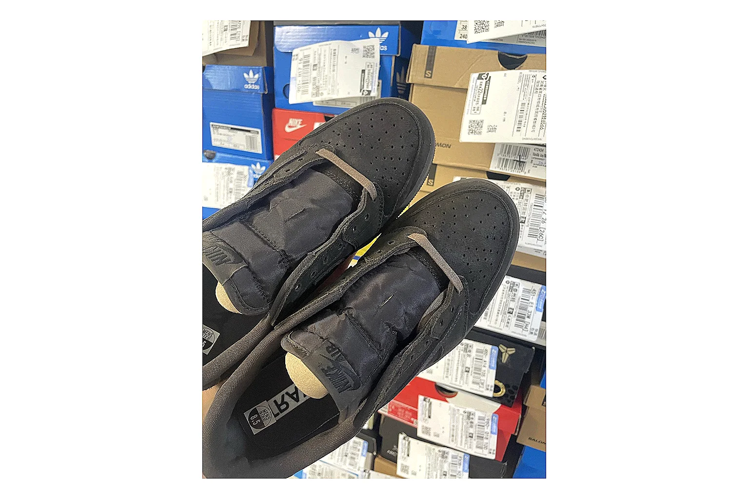 Casual Low-Top Sneaker 6647 shopping brief image showing red casual low-top with mixed-material upper and low-profile shape thumbnail 2