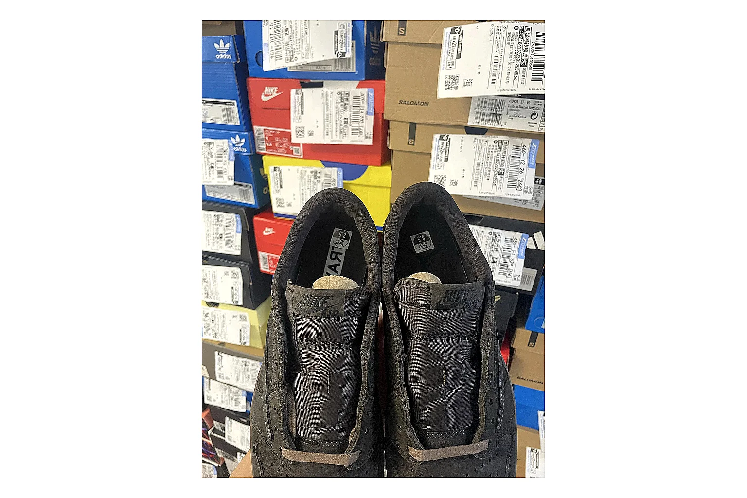 Casual Low-Top Sneaker 6647 shopping brief image showing red casual low-top with mixed-material upper and low-profile shape thumbnail 4
