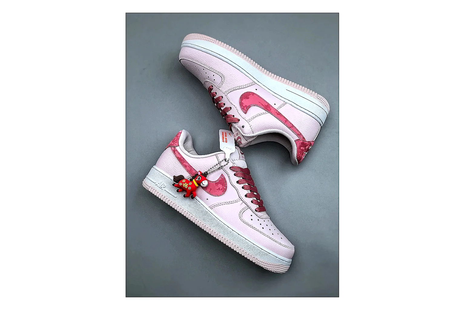 Casual Low-Top Sneaker 6726 shopping brief image showing red casual low-top with mixed-material upper and low-profile shape thumbnail 2
