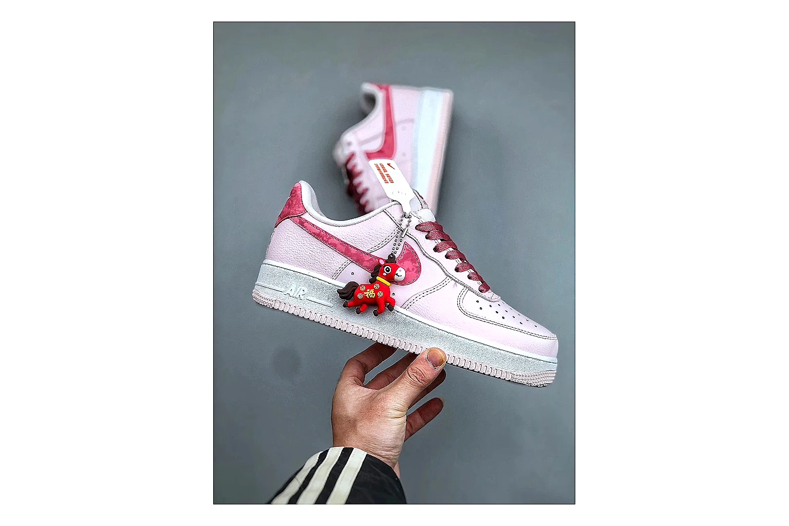 Casual Low-Top Sneaker 6726 shopping brief image showing red casual low-top with mixed-material upper and low-profile shape thumbnail 6