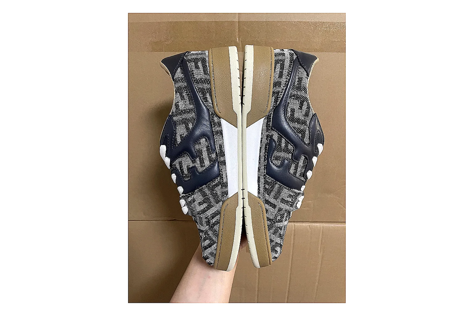 Casual Low-Top Sneaker 7546 shopping brief image showing casual low-top sneaker with clean paneling, textured upper and six-view gallery for daily streetwear styling plus side-profile shape, upper panel lines, and outsole detail thumbnail 3
