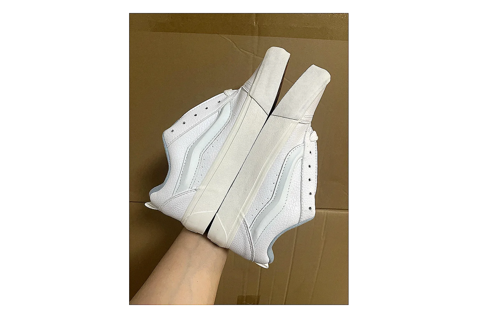 Casual Low-Top Sneaker 7578 shopping brief image showing red casual low-top with mixed-material upper and low-profile shape thumbnail 6